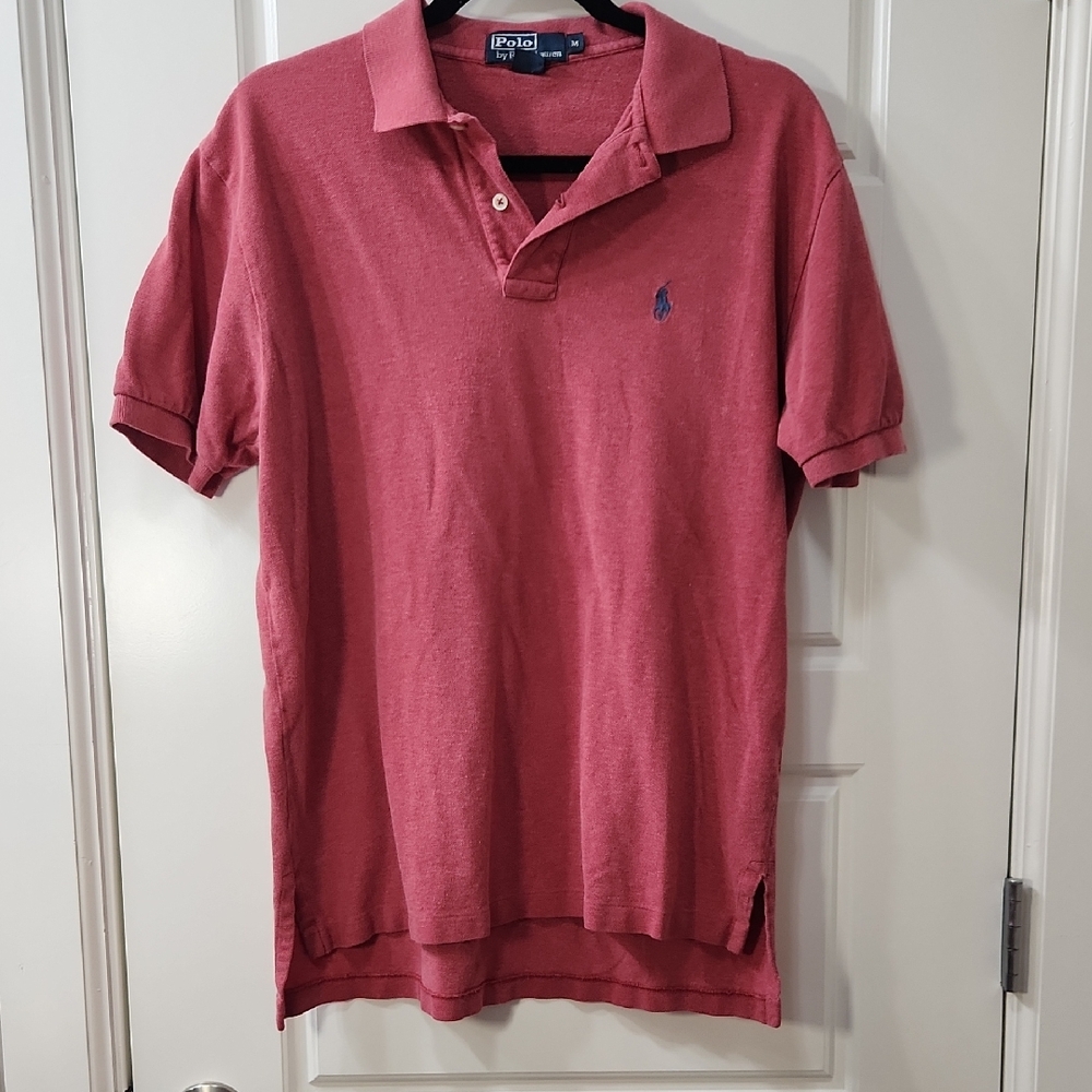 Polo by Ralph Lauren Men's Classic Red Polo Shirt Medium